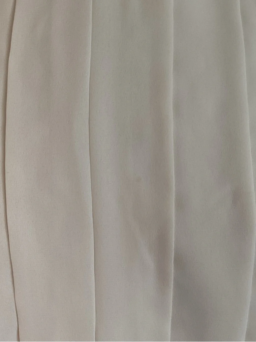 Vintage Nilani Ivory Pleated Blouse 8 Embroidered Yoke 80s Office Chic - Picture 4 of 8